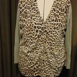 Chicos jeweled cardigan
